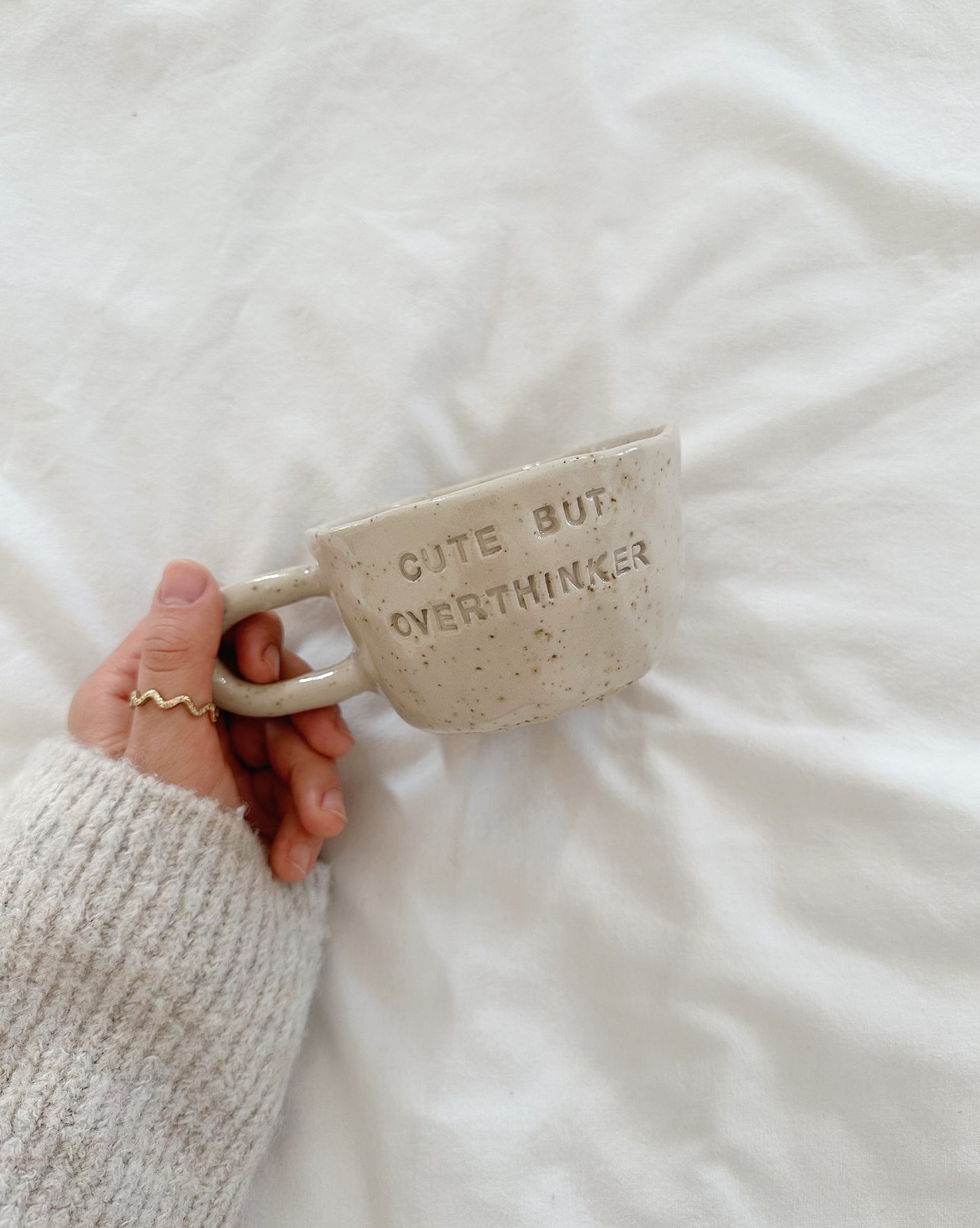 Cute but overthinker mug