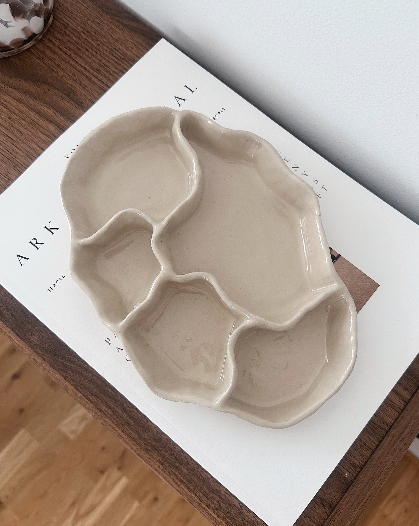 WAVY large decorative dish