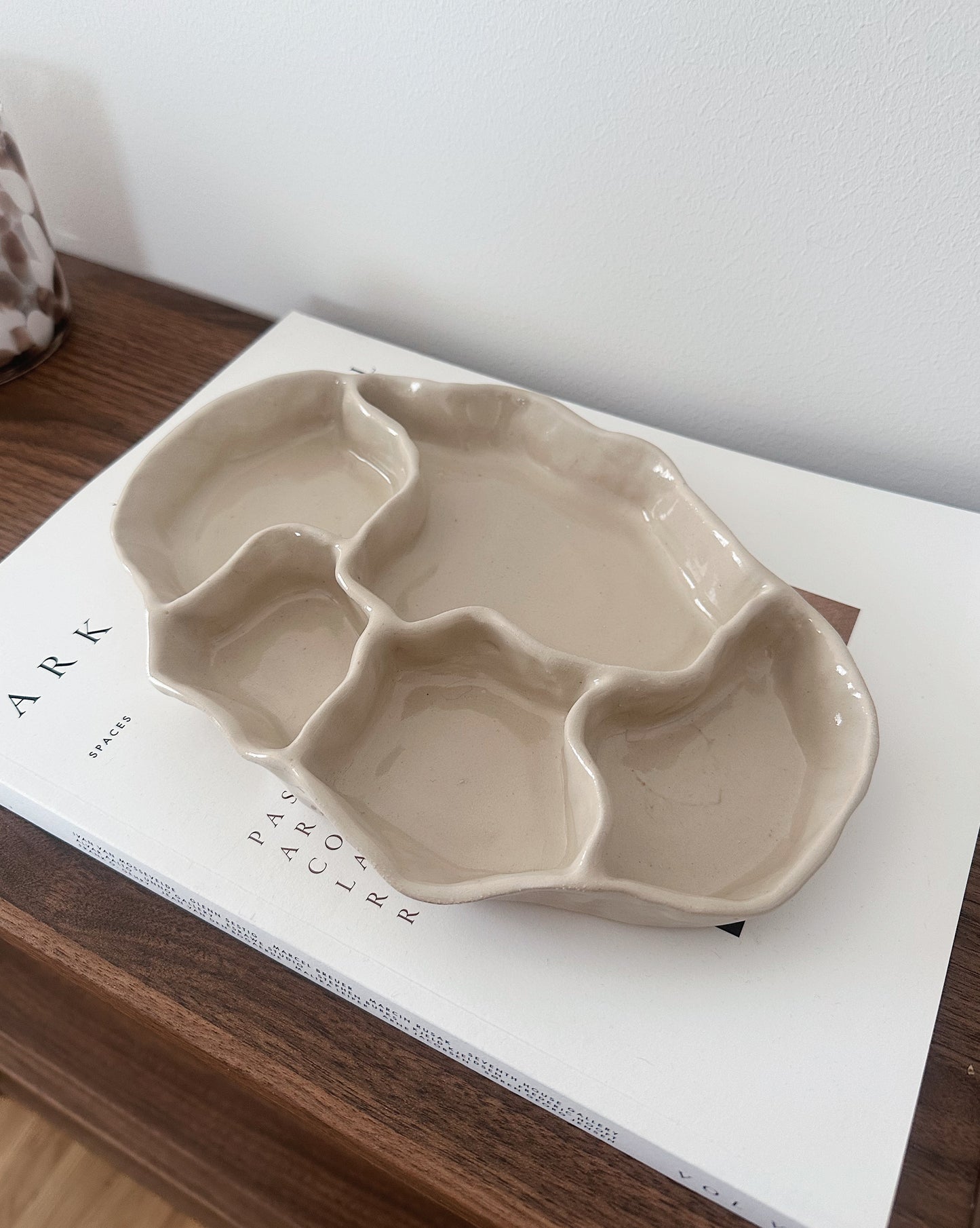 WAVY large decorative dish