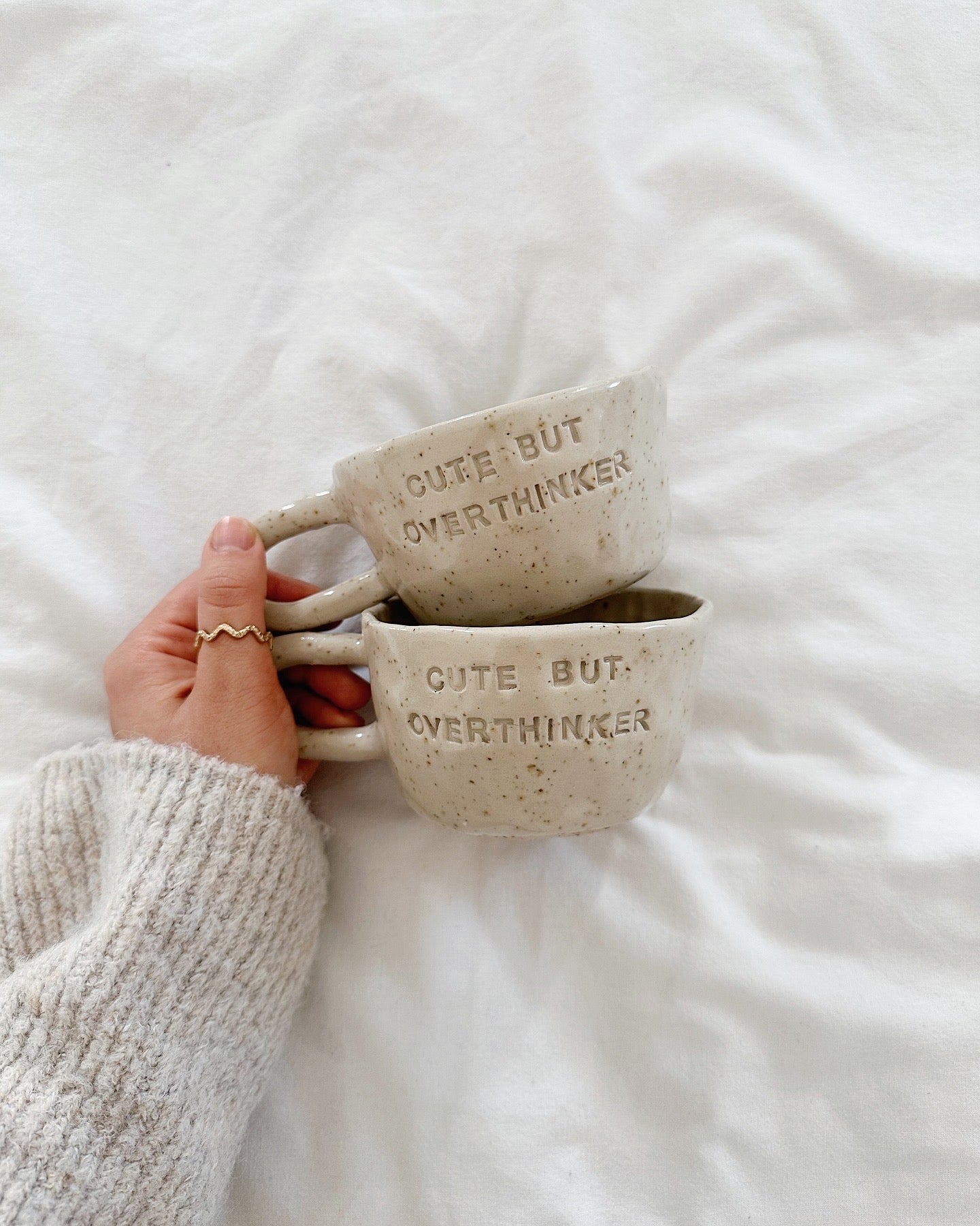 Cute but overthinker mug