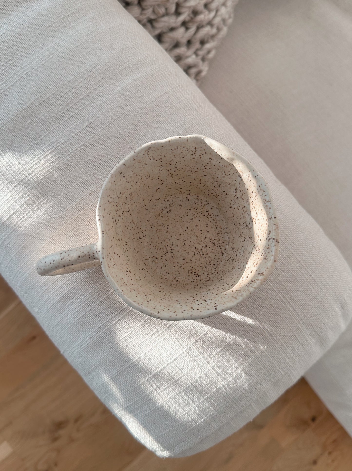 Mug with speckles