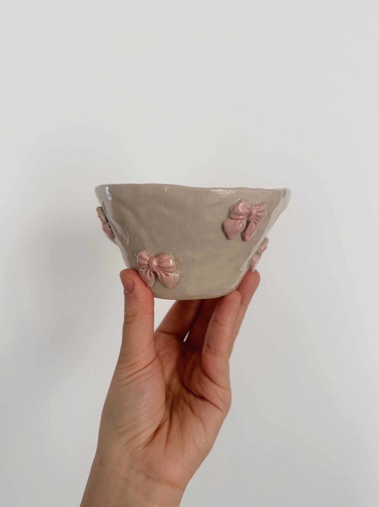 Pink bows mug