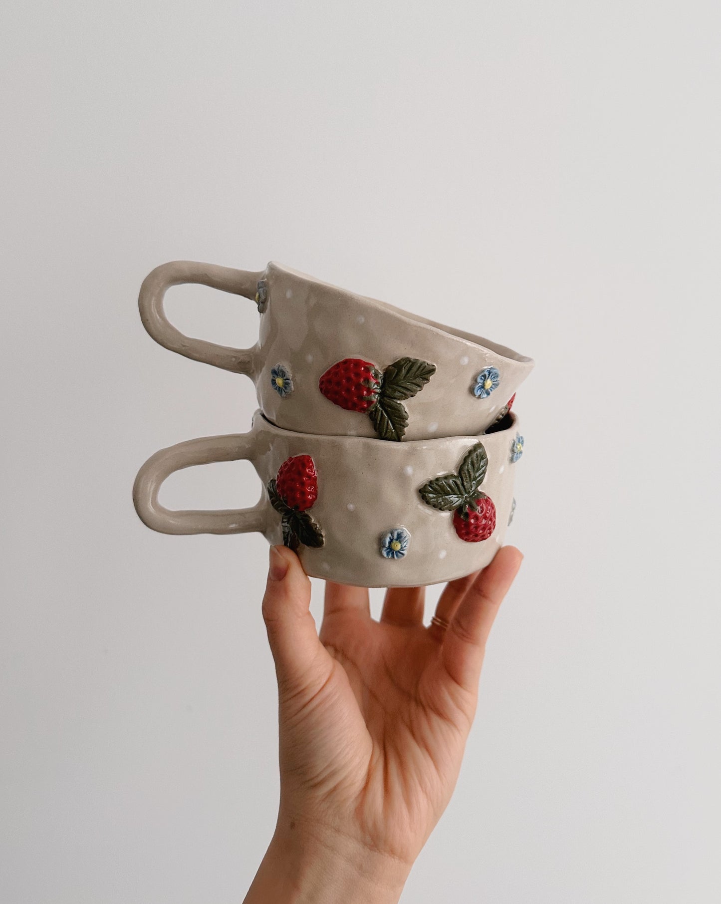SOMMARDRÖM blue flowers mug