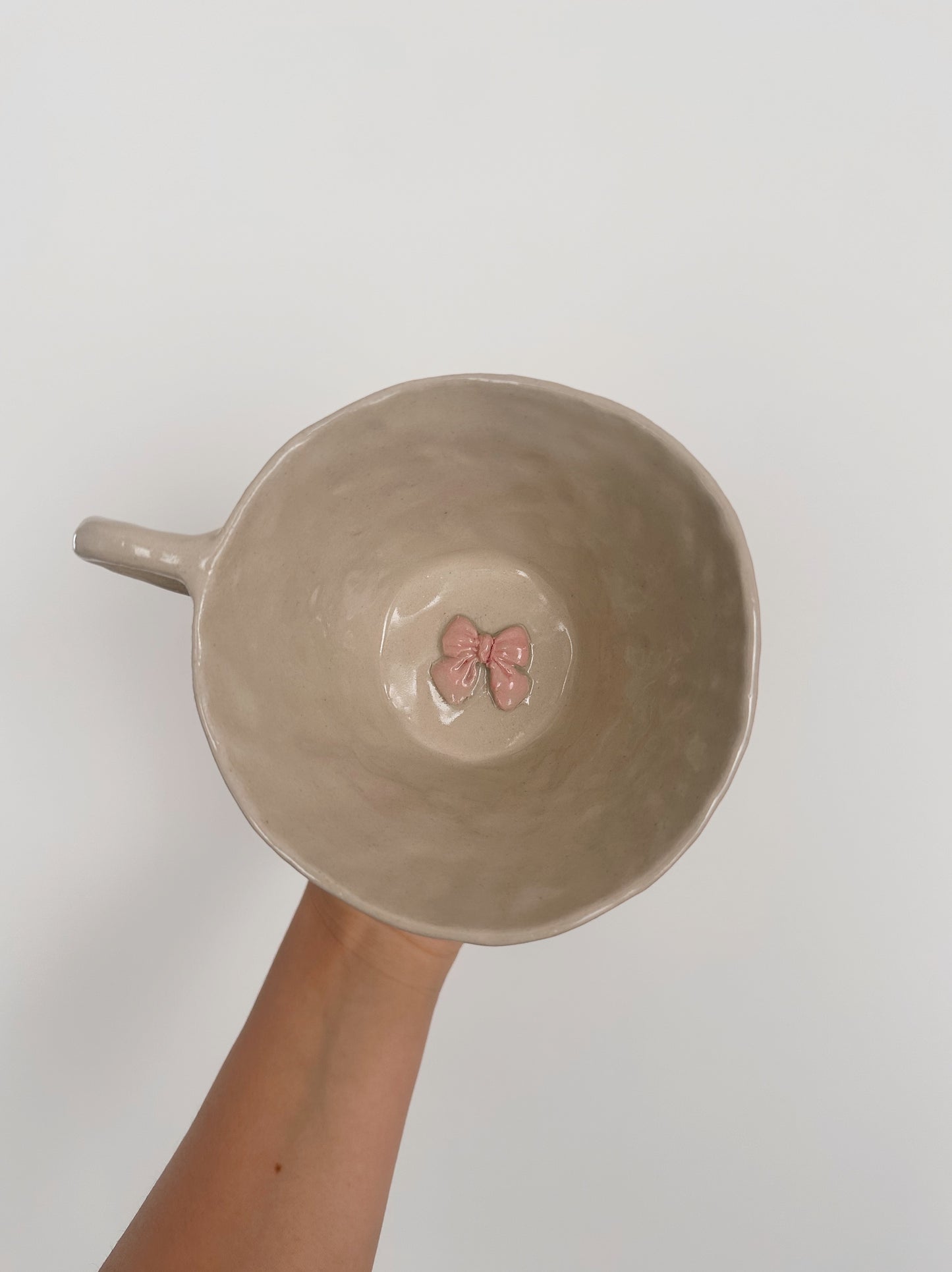 Pink bows mug