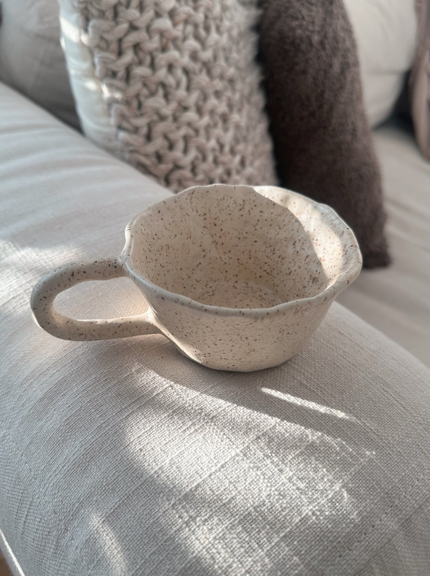 Mug with speckles