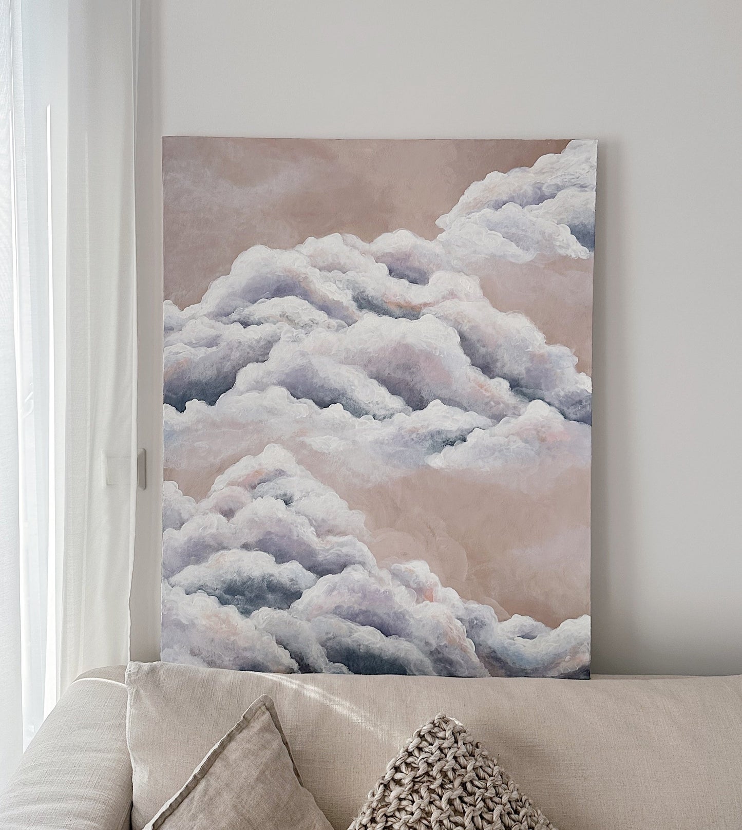 Soft Skies cloud painting