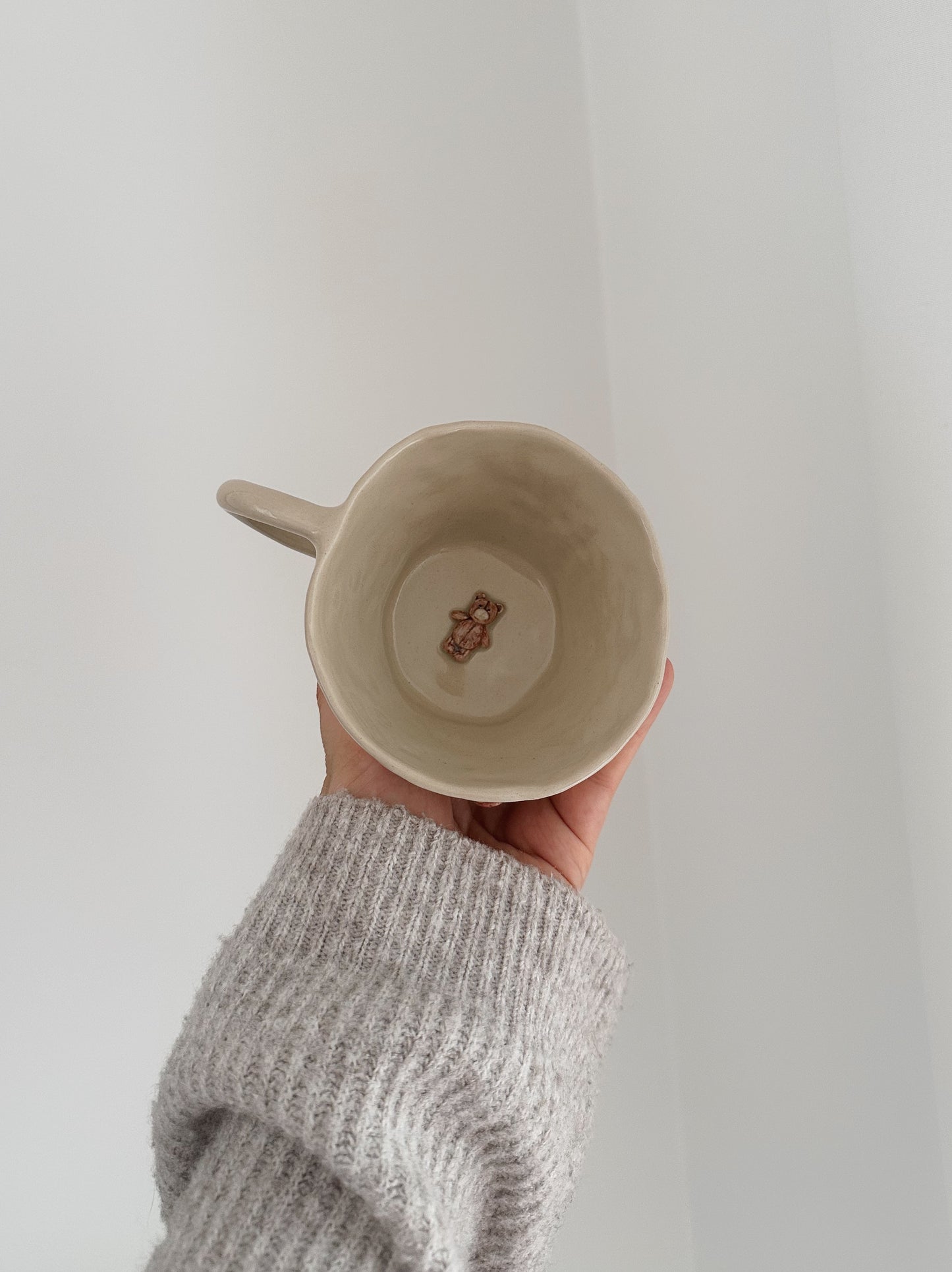 TEDDY mug with hearts