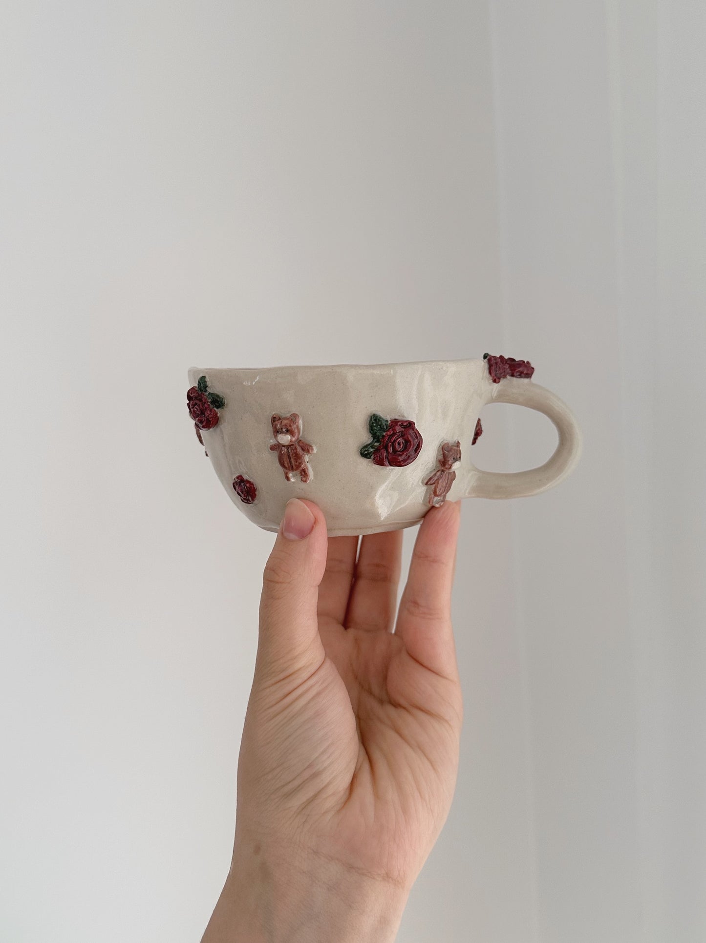 TEDDY x ROSES mug