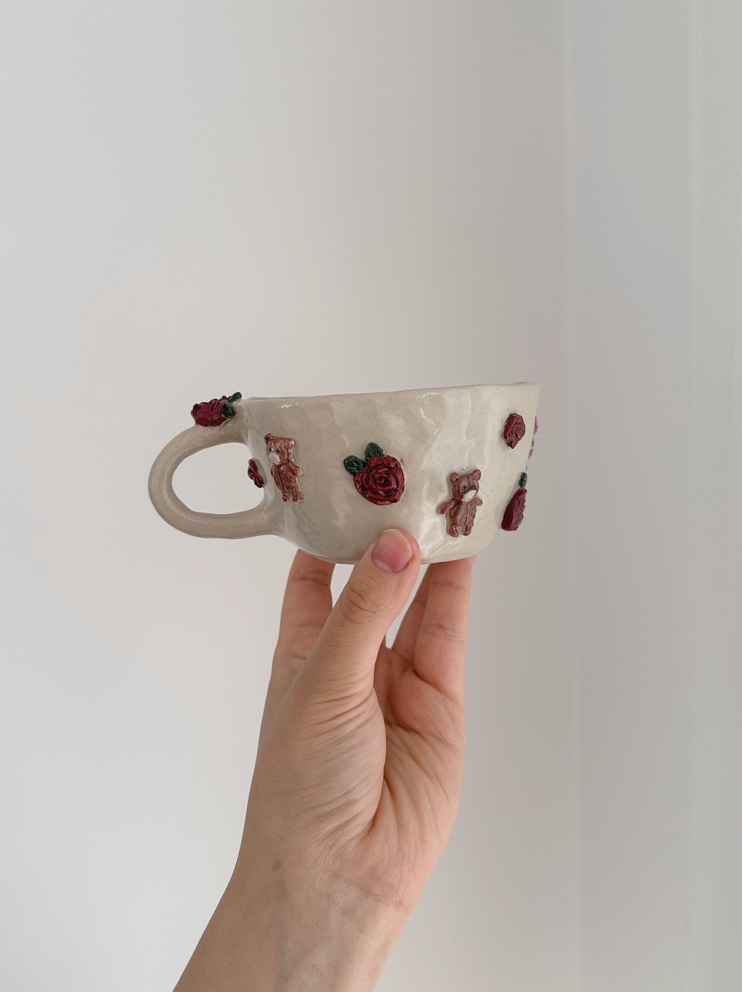 TEDDY x ROSES mug