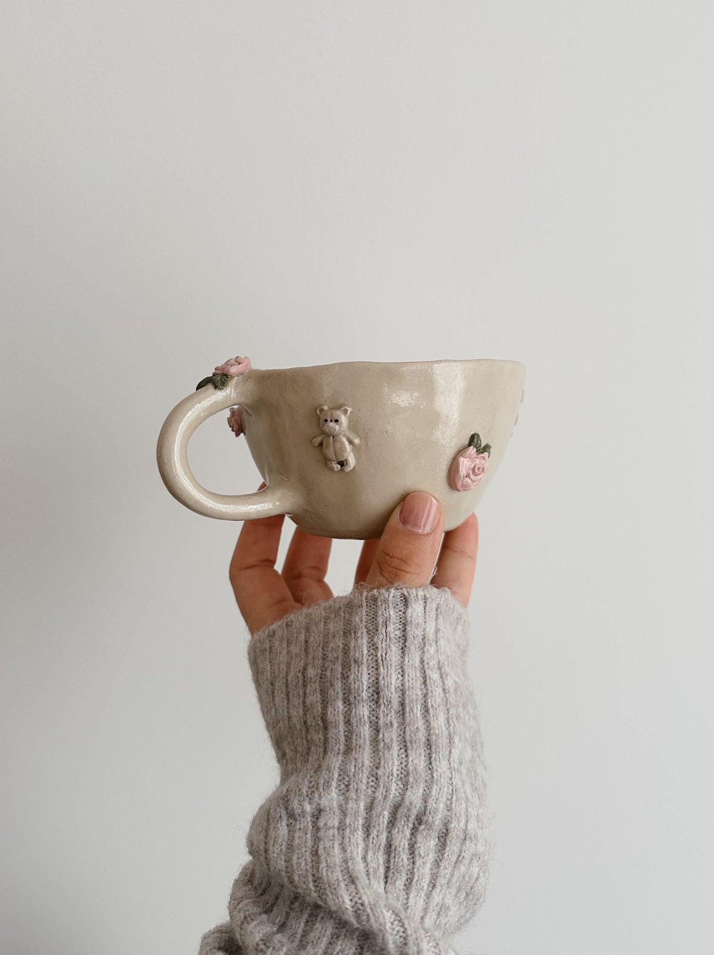 TEDDY x ROSES mug