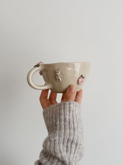 TEDDY x ROSES mug