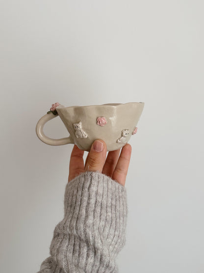 TEDDY x ROSES mug