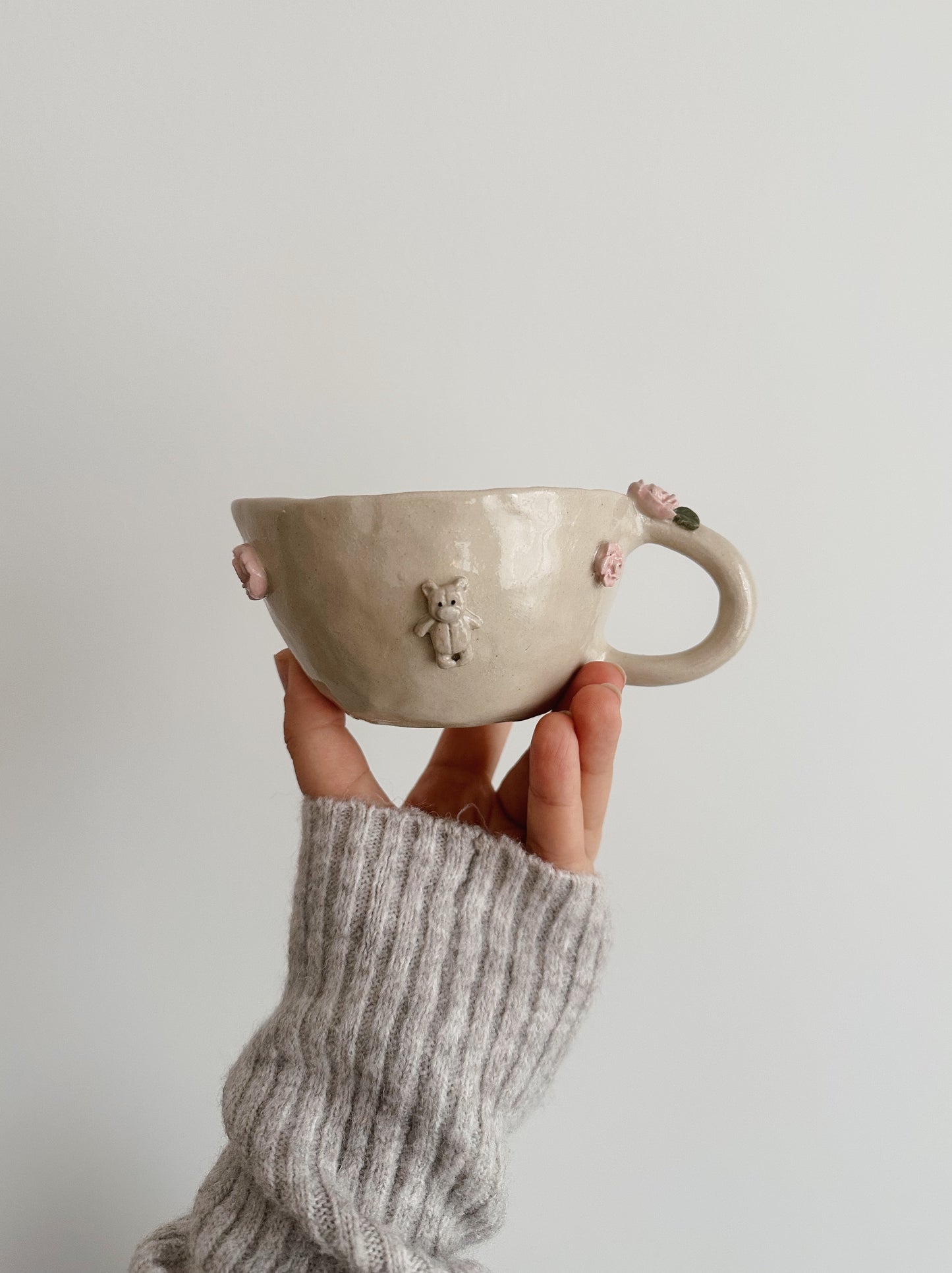 TEDDY x ROSES mug