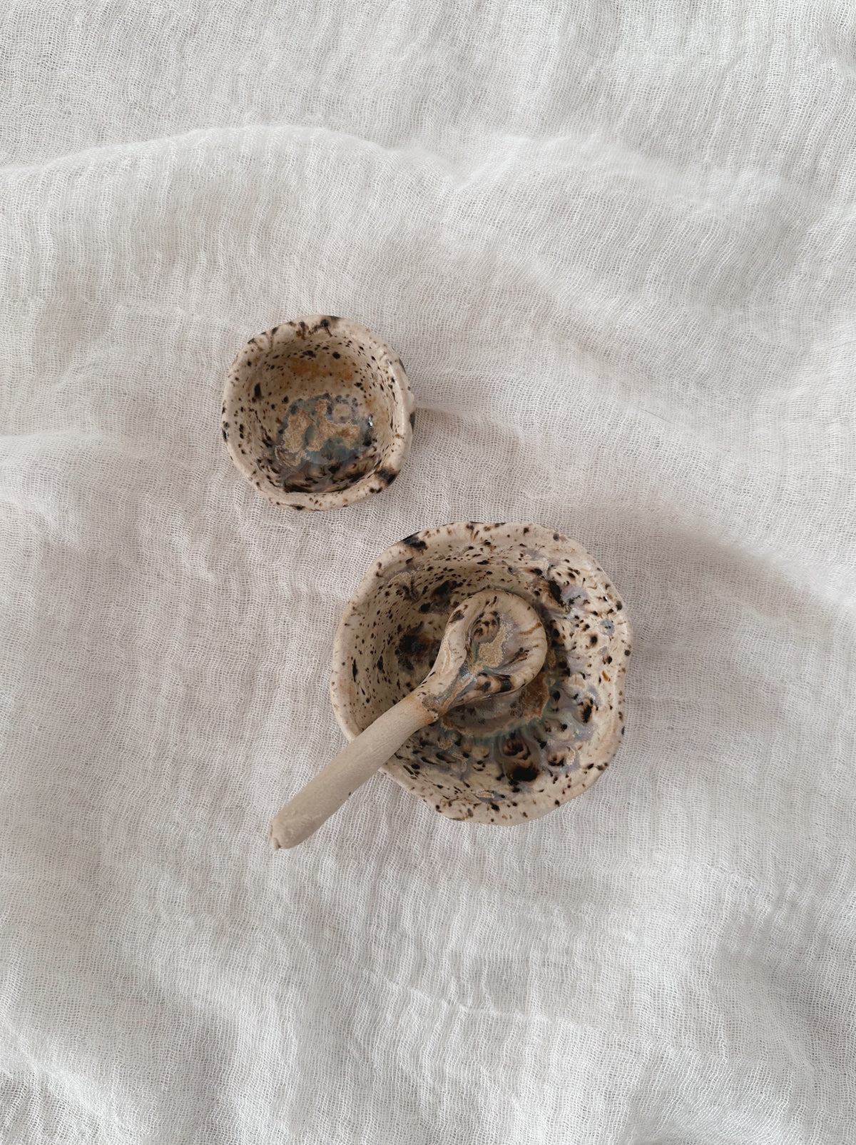Mini bowls with a small spoon