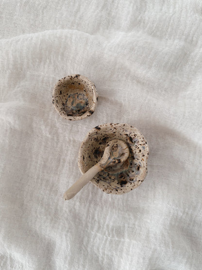 Mini bowls with a small spoon