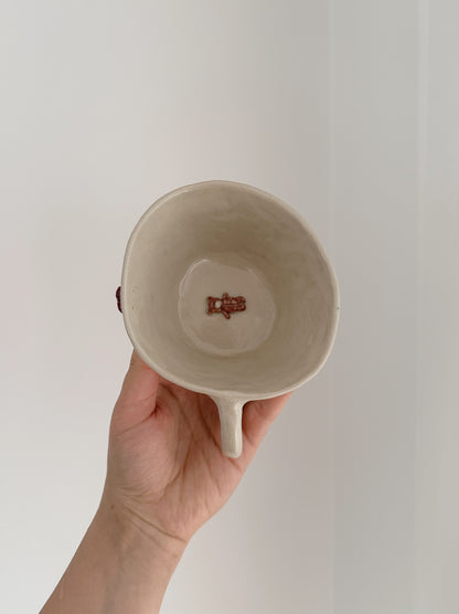 TEDDY with hearts (oval shape)