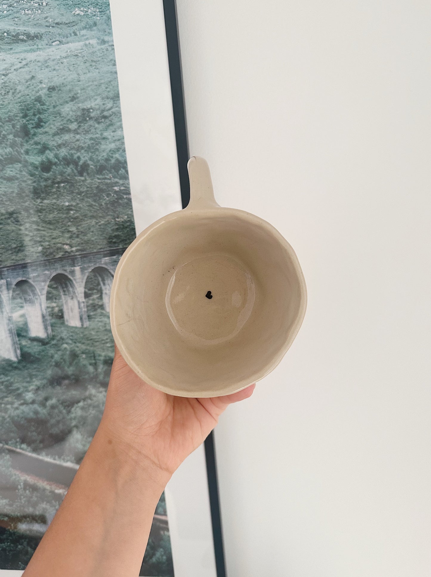 GUDMOR mug (misshapen & thick glaze)
