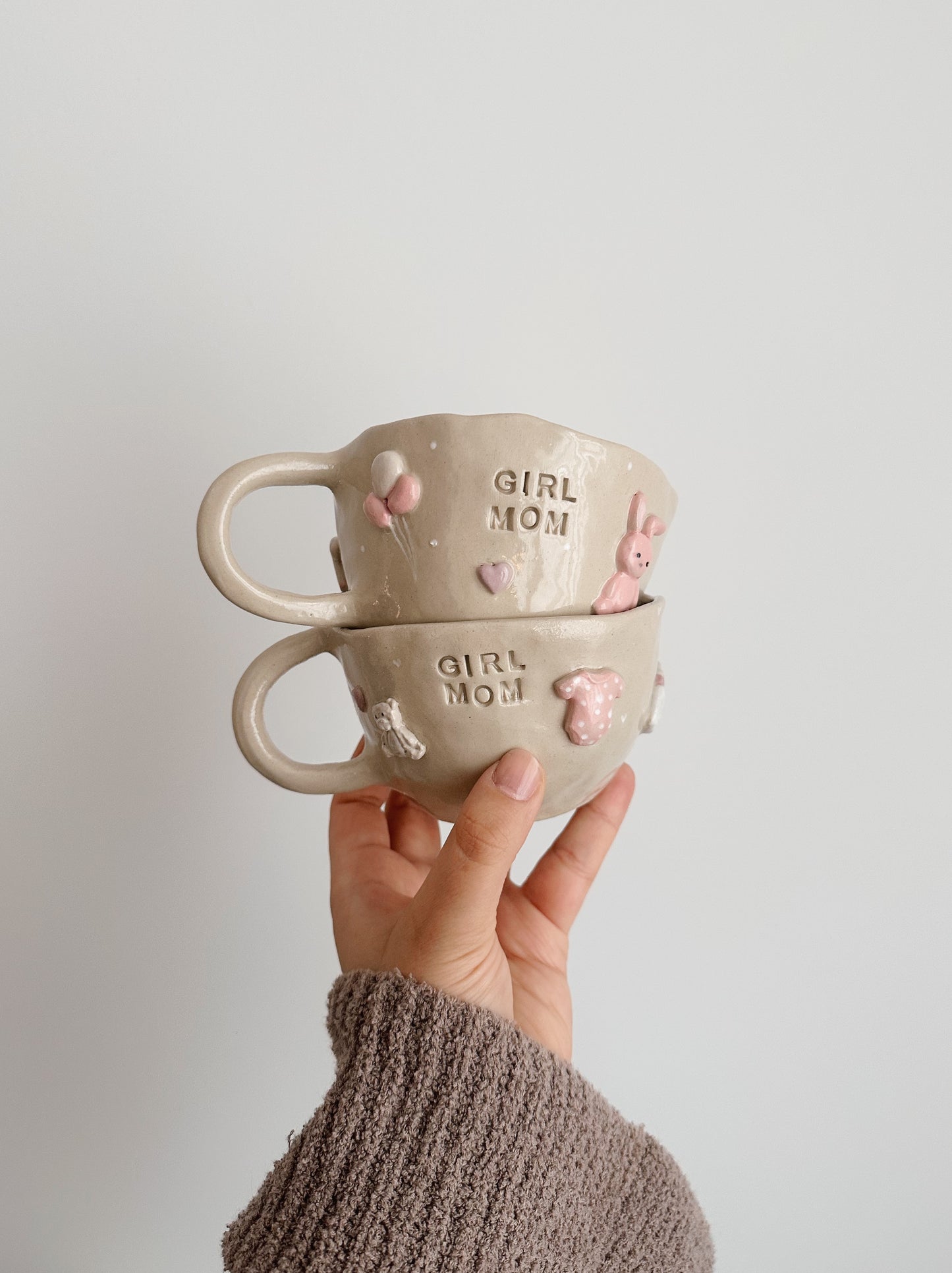 PRE-ORDER girl mom mug