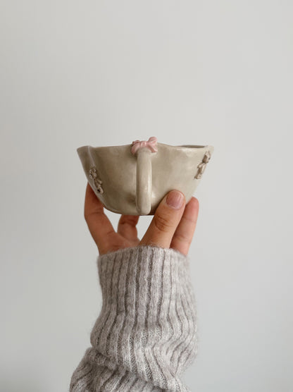 TEDDY mug with pink bow