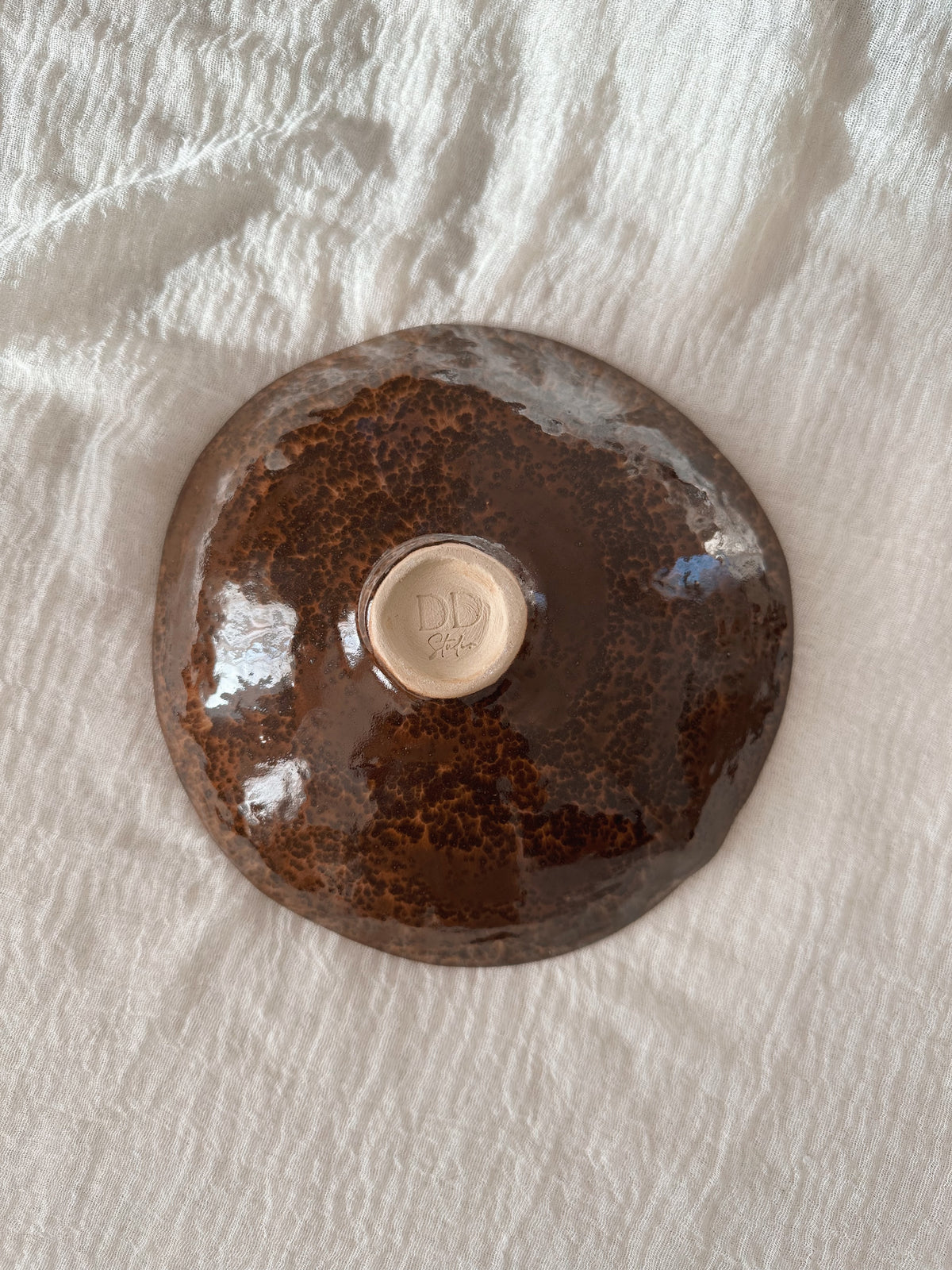 Large bowl - mocha (uneven glaze)