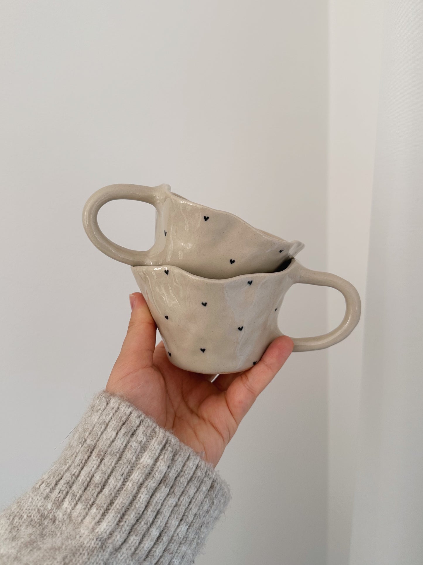 Mini hearts mug