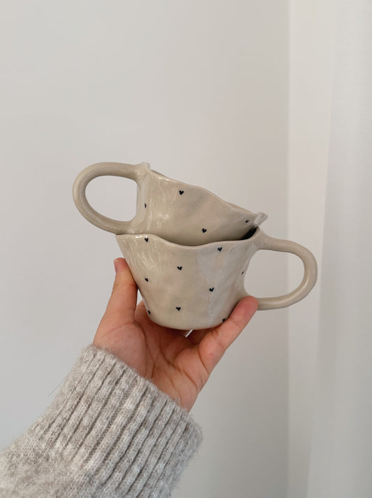 Mini hearts mug