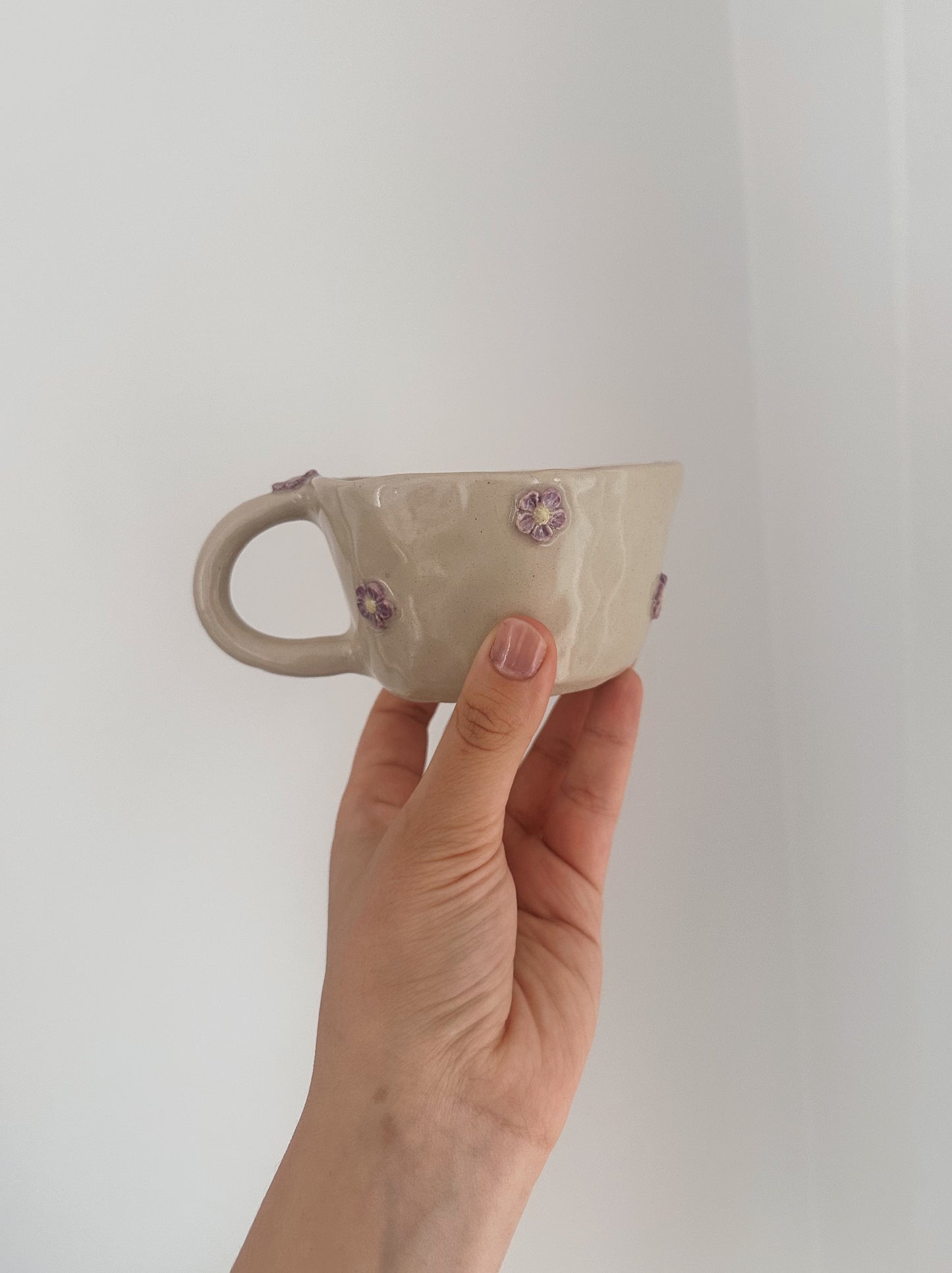 PERSONALIZED small flowers mug