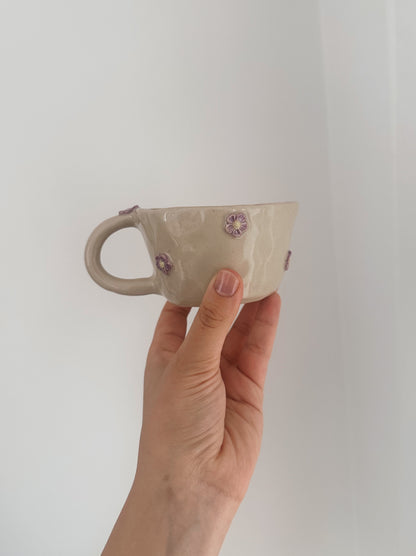 PERSONALIZED small flowers mug