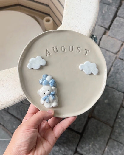 PERSONALIZED teddy nameplate