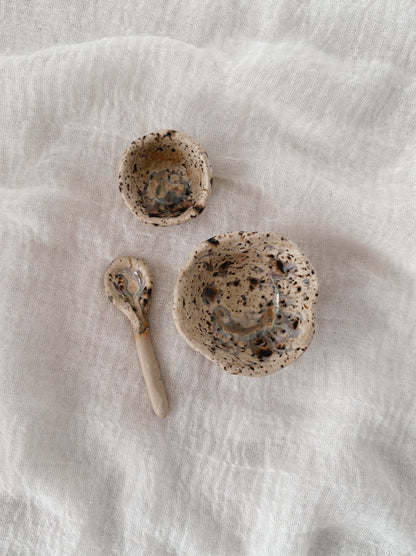 Mini bowls with a small spoon