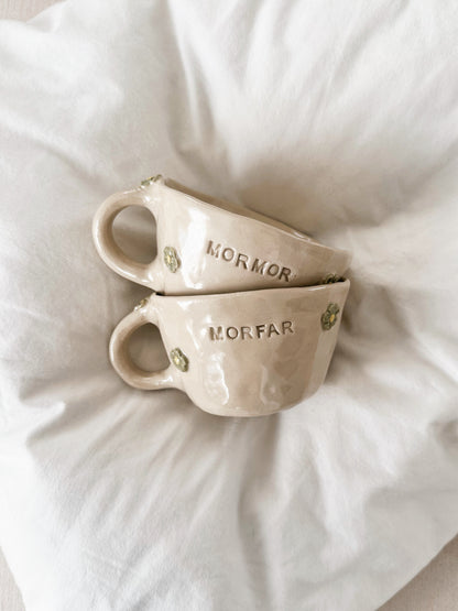 PERSONALIZED small flowers mug