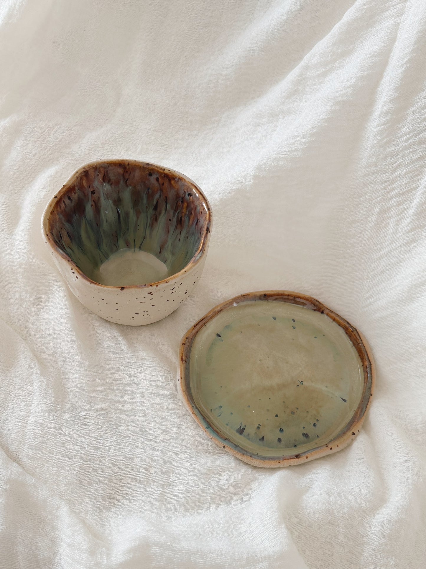 BARE mug with matching saucer