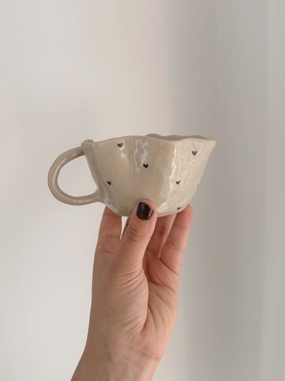 Mini hearts mug