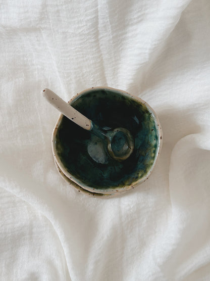 BARE matching set with mug, saucer and spoon