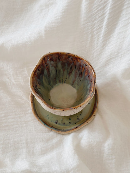 BARE mug with matching saucer