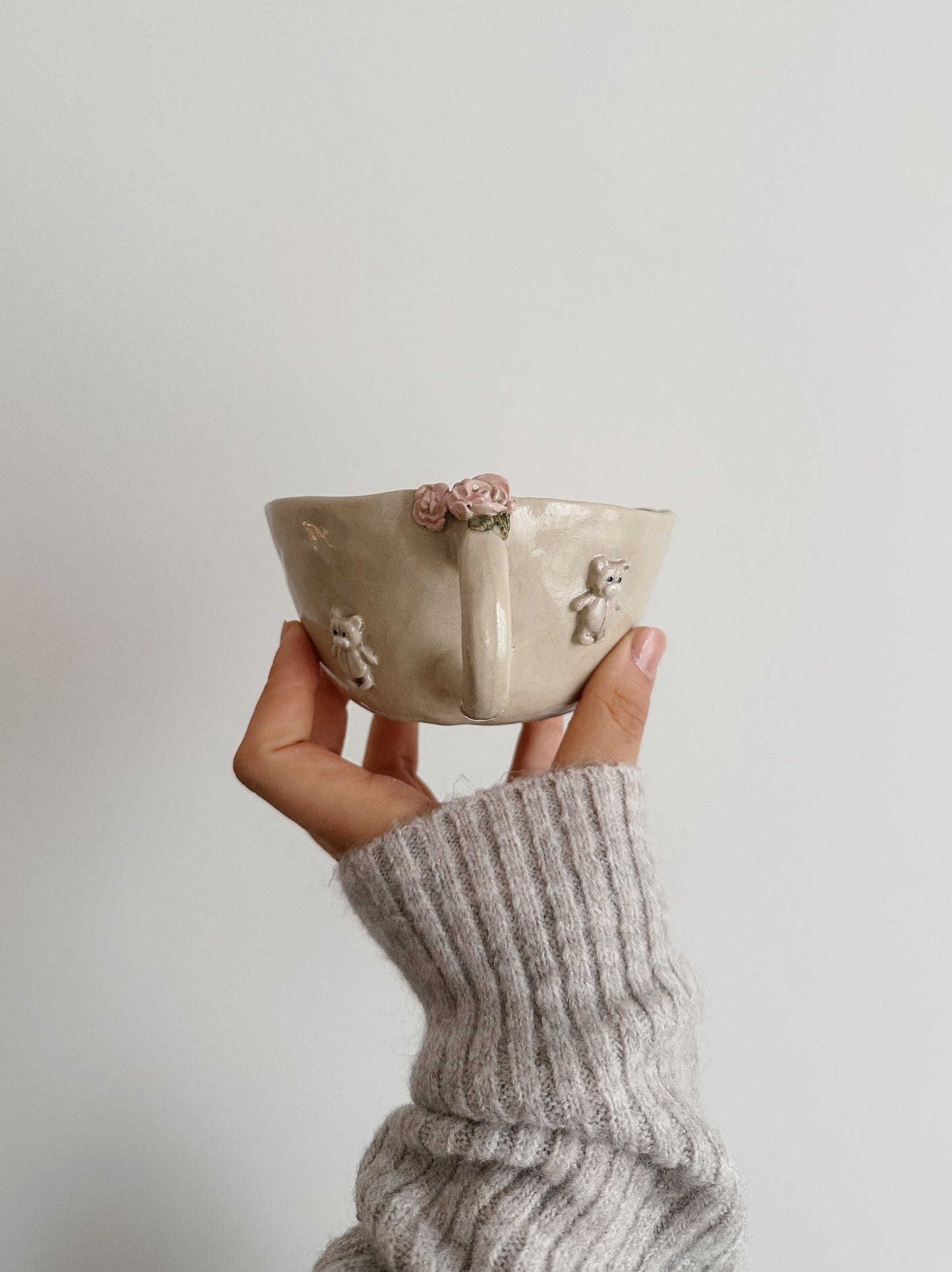 TEDDY x ROSES mug