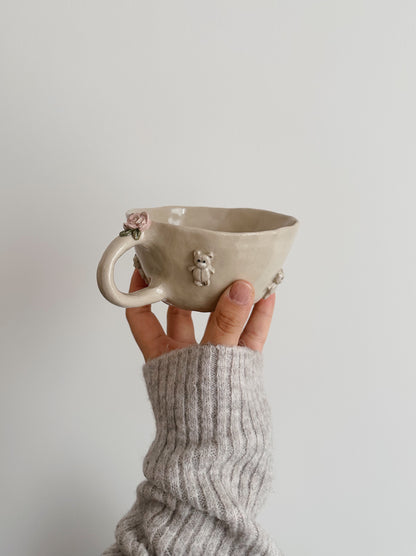 TEDDY x ROSES mug