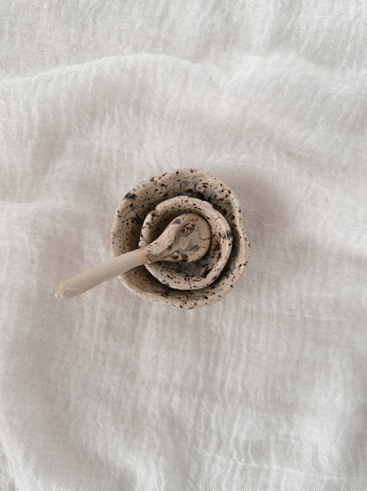 Mini bowls with a small spoon