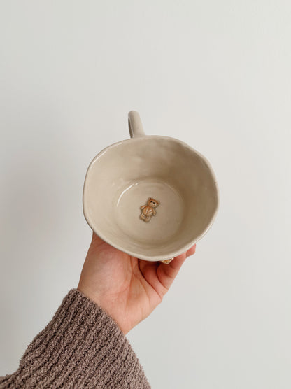 TEDDY mug with hearts around and teddy inside