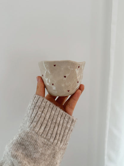 HEARTS mug without handle