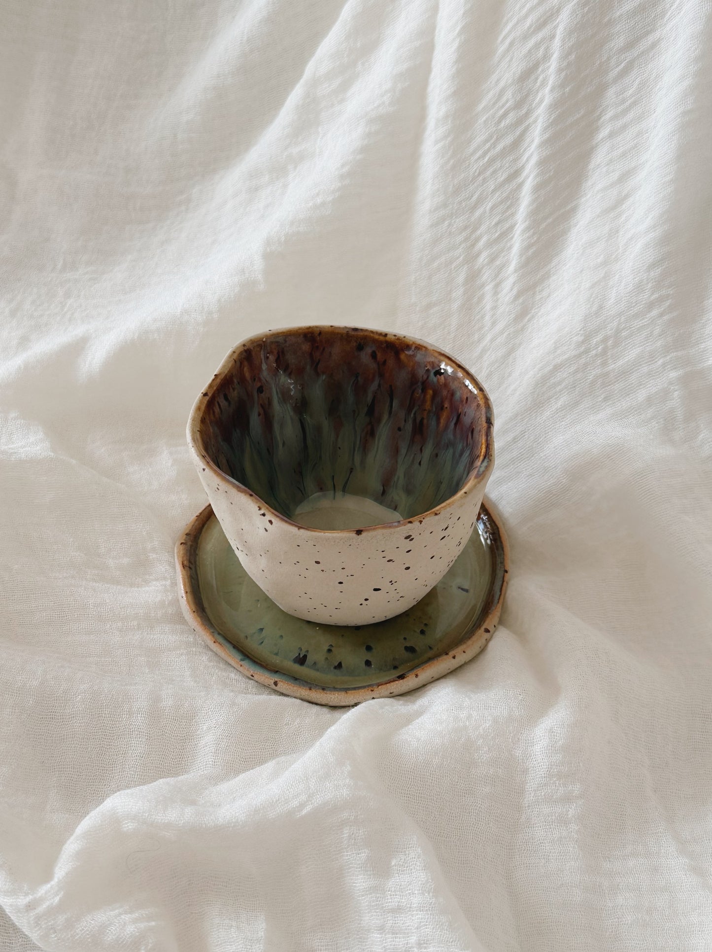 BARE mug with matching saucer