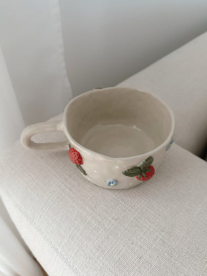 SOMMARDRÖM blue flowers mug