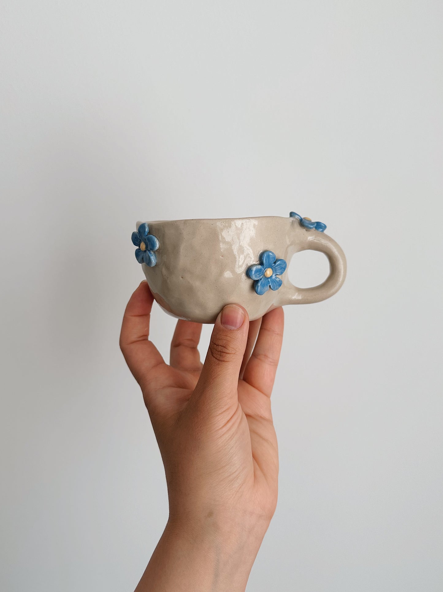 FLOWER mug blue flowers