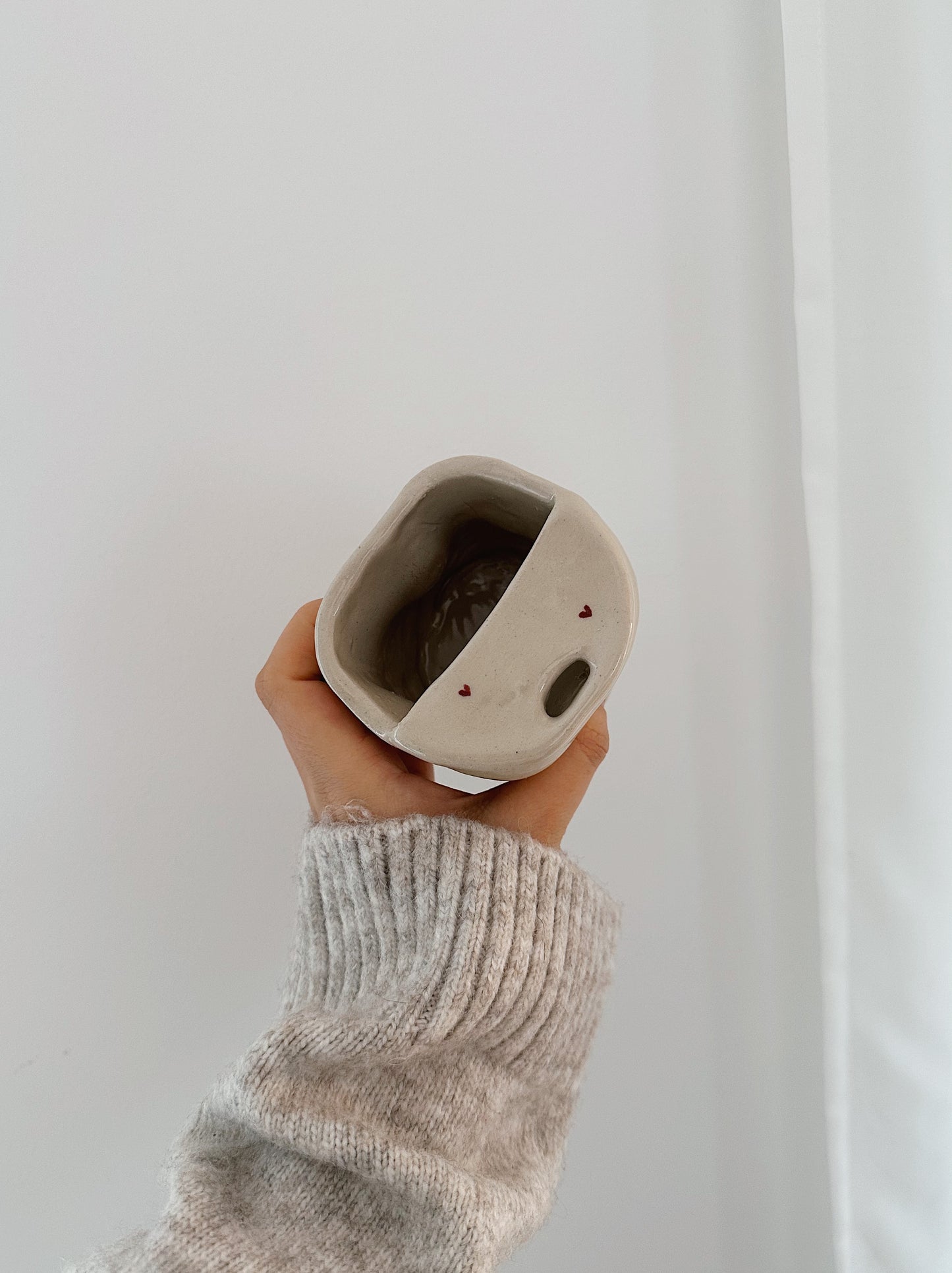 HEARTS take away mug