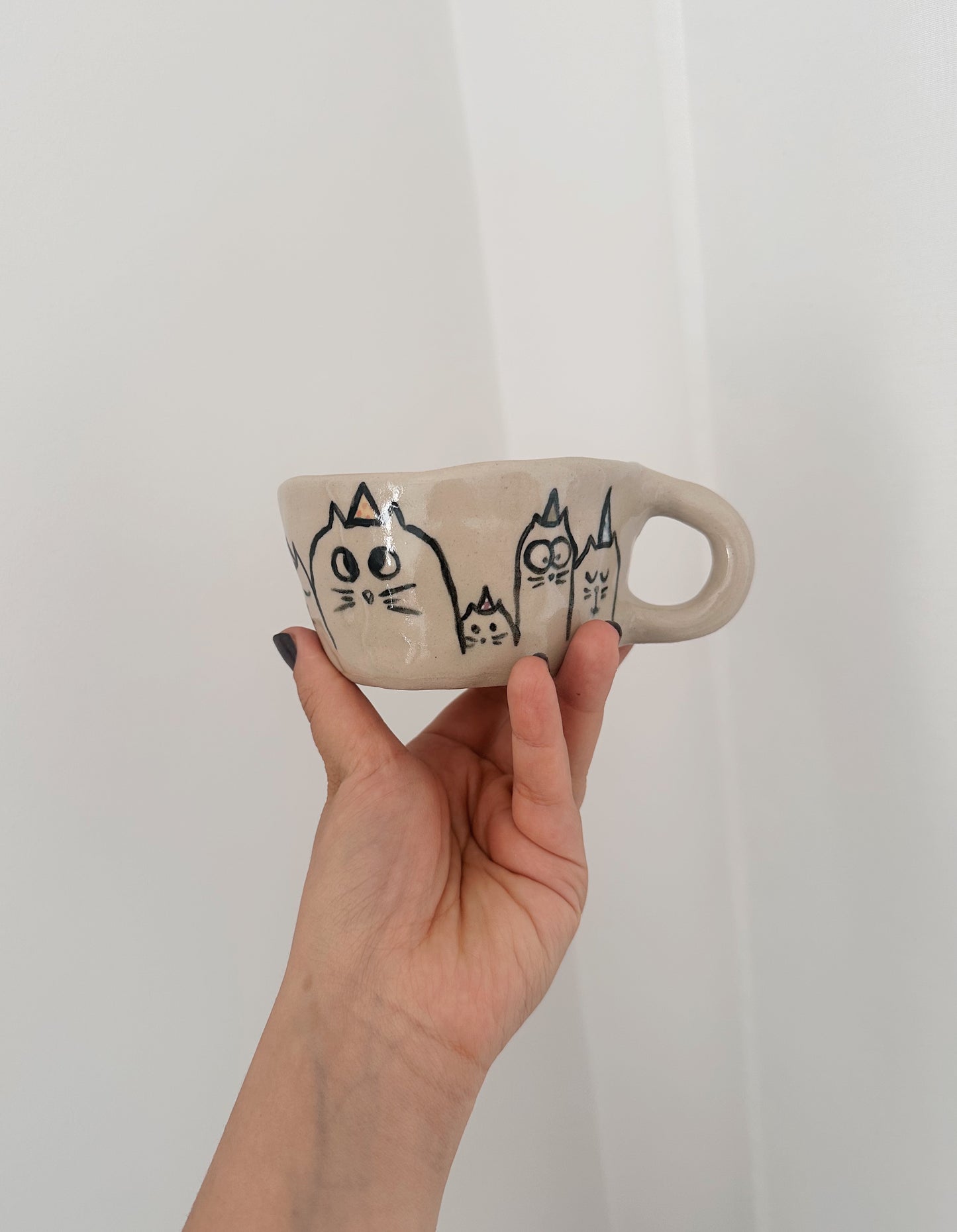 Cat party mug #2