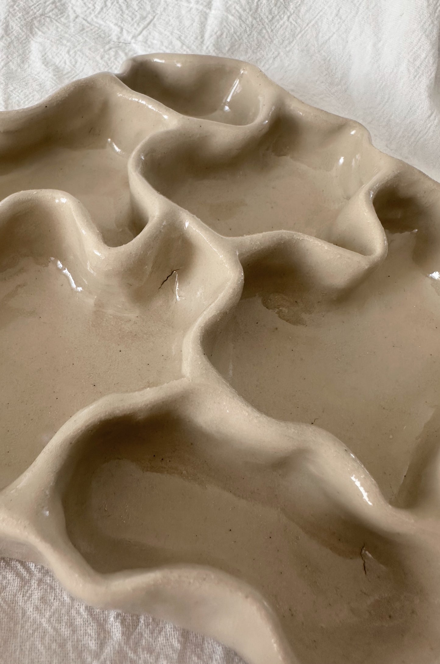 WAVY dish (surface cracks)