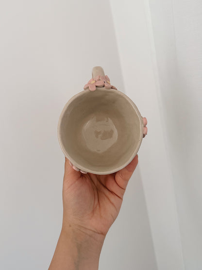 PERSONALIZED flower mug