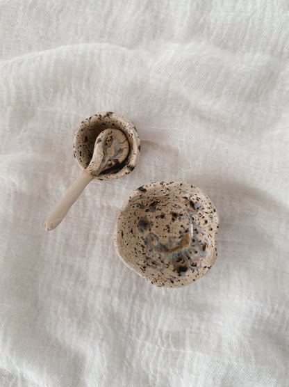 Mini bowls with a small spoon