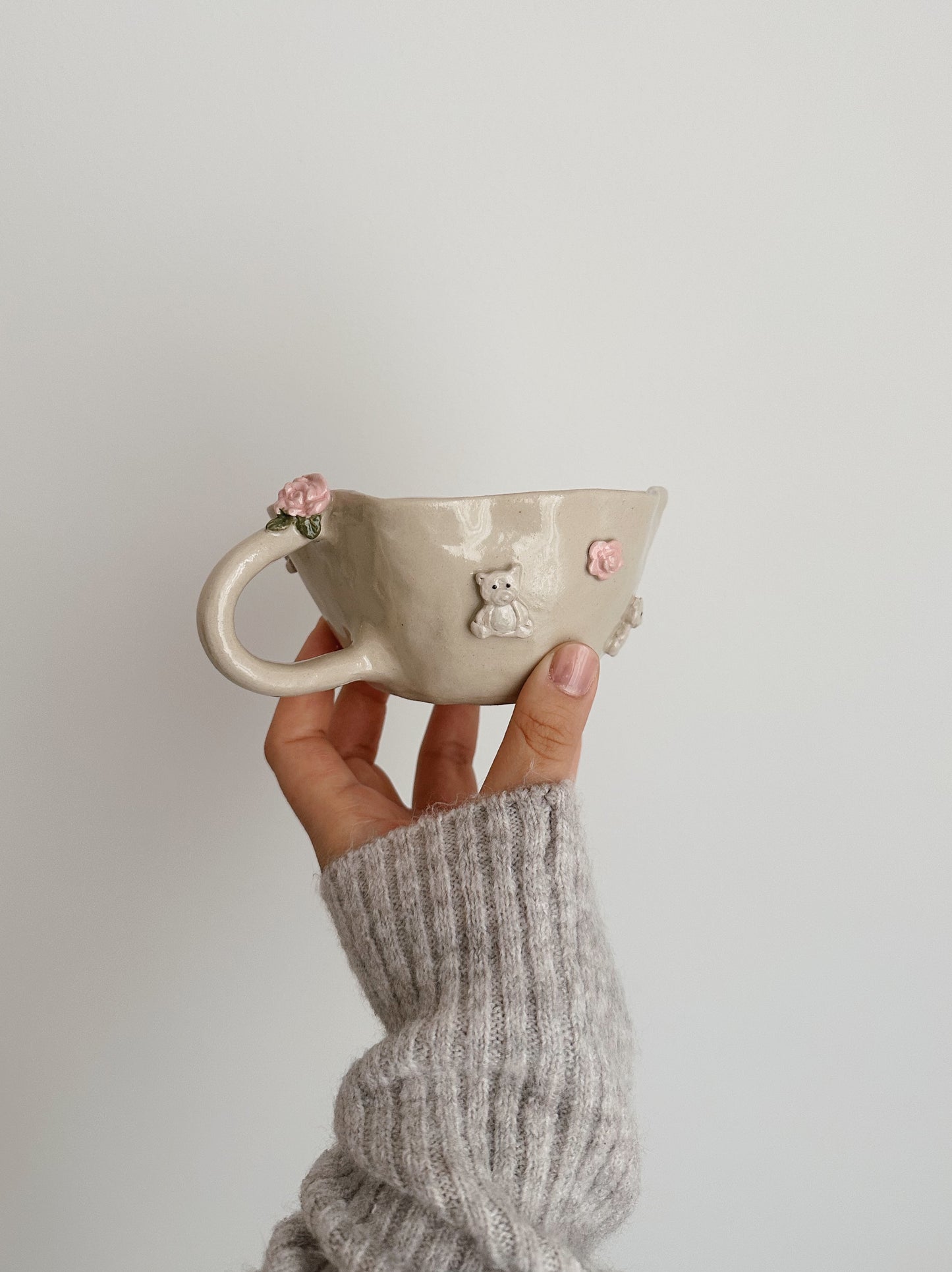 TEDDY x ROSES mug