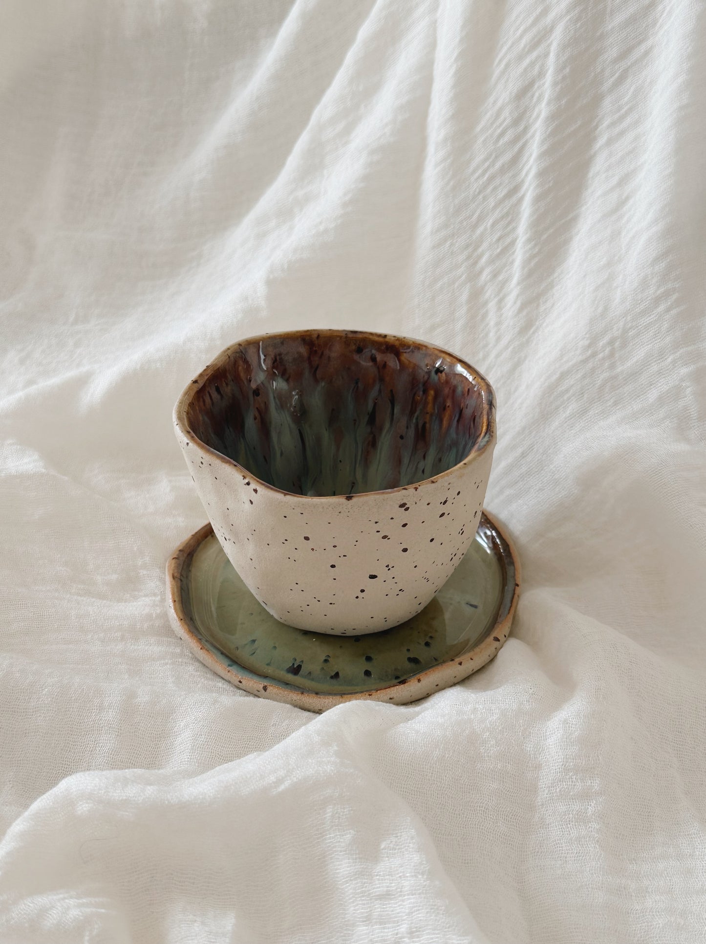 BARE mug with matching saucer
